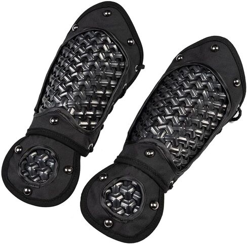 Tactical Arm Protector, Samurai Arm Guard Bracers, 1Pair Adjustable Non-slip Gear Forearm Armor Guard, Military Combat Protector Defense Gear in Saudi Arabia