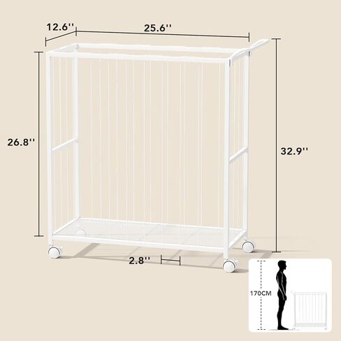 Ball Storage Bin Rolling Sports Ball Cart, Metal Garage Organizer Sport Rack, Ball Basket Storage, Ball Cage for Garage or Gym, Indoor & Outdoor Sports Equipment Organizer Black in Kuwait