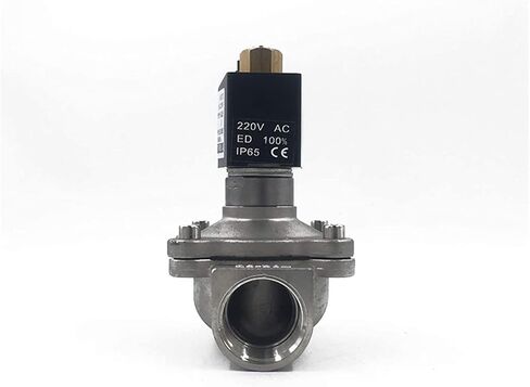 1/4 1/2 3/4 1 Inch Normally Open N/O Electric Solenoid Valve DN8 DN15 DN20 DN25 Stainless Steel Water Oil DC12V 24V AC220V Useful(Ac220v,DN25) in Saudi Arabia