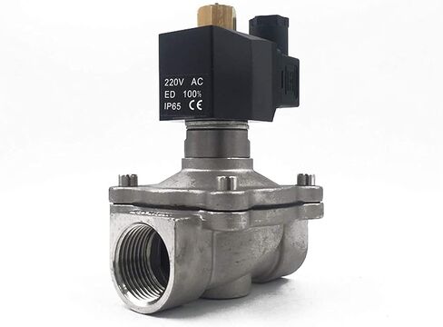 1/4 1/2 3/4 1 Inch Normally Open N/O Electric Solenoid Valve DN8 DN15 DN20 DN25 Stainless Steel Water Oil DC12V 24V AC220V Useful(Ac220v,DN25) in Saudi Arabia