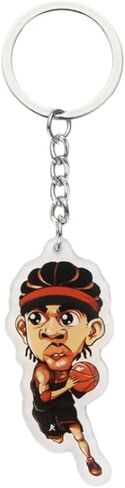 سلسلة Keychain لاعب كرة السلة - Hoops Stars الأيقونية هدية قابلة للتحصيل للجماهير والرجال والنساء والجمع - الملحقات الرياضية in Kuwait