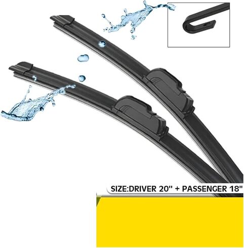 شفرات ممسحة السيارة XD 2000-2006 الزجاج الأمامي شفرات النافذة الأمامية 20 "+18" ملحقات السيارات (التوجيه الأيمن) in Saudi Arabia