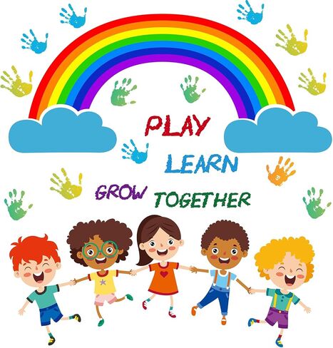 Inspirational Quote Wall Decals Colorful Kids Peel and Stick Wallpaper Cute Motivational Wall Stickers for Nursery Kids Room Preschool Classroom Door Playroom Wall Decor in Saudi Arabia