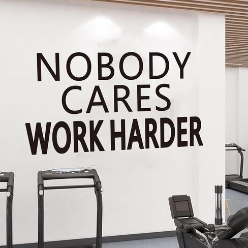 Sealtune Gym Gym Wall Scals - Inspirational Quotes ملصقات جدار المكتب - الفصل الدراسي المدرسي Home Garage Vinyl Art Decor - الحد الوحيد الخاص بك هو 15 "x18" in Kuwait