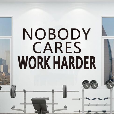Sealtune Gym Gym Wall Scals - Inspirational Quotes ملصقات جدار المكتب - الفصل الدراسي المدرسي Home Garage Vinyl Art Decor - الحد الوحيد الخاص بك هو 15 "x18" in Kuwait