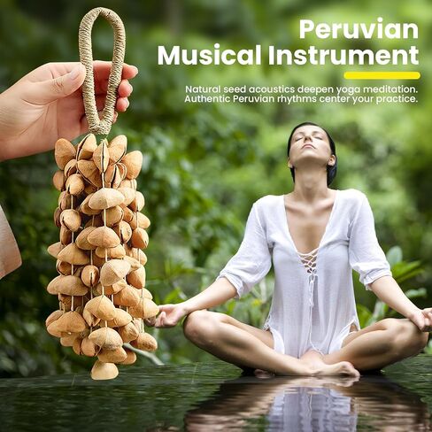 African Natural Hand Shaker Cacho Seed Rattle Bracelet Anklet Handbell Percussion Accessories Musical Instrument in Kuwait