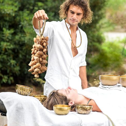 African Natural Hand Shaker Cacho Seed Rattle Bracelet Anklet Handbell Percussion Accessories Musical Instrument in Kuwait