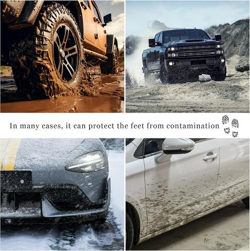 50 PCS Car Paper Floor Haps ، 16 × 20 بوصة قابلة للتصرف حصيرة حصيرة مؤقتة للسيارة ، حامي أرضية مقاوم للماء كرافت أغطية سجادة أوتوموتيف أغطية للتفصيل غسل التفاصيل (أبيض) in Saudi Arabia
