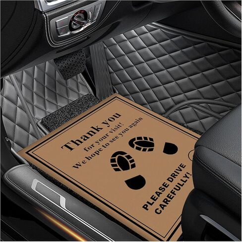50 PCS Car Paper Floor Haps ، 16 × 20 بوصة قابلة للتصرف حصيرة حصيرة مؤقتة للسيارة ، حامي أرضية مقاوم للماء كرافت أغطية سجادة أوتوموتيف أغطية للتفصيل غسل التفاصيل (أبيض) in Saudi Arabia