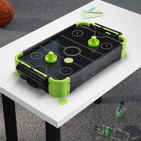 20 "x12.25" Neon Wooden Tabletop Air Hockey Game in Saudi Arabia