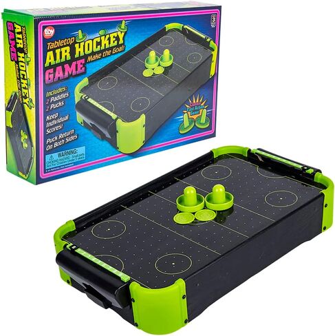 20 "x12.25" Neon Wooden Tabletop Air Hockey Game in Saudi Arabia