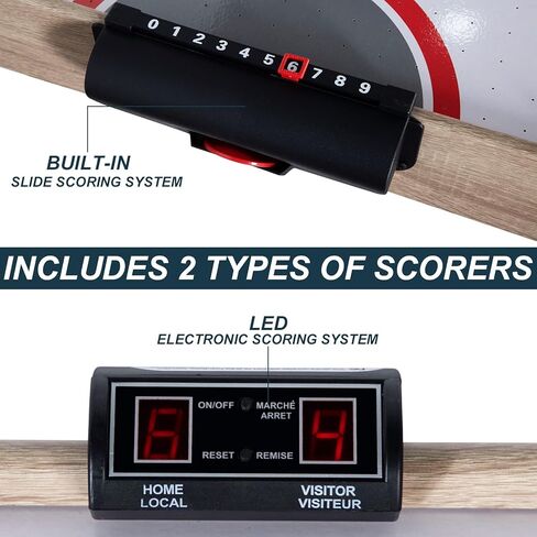 طاولة الهوكي الهوائية القابلة للطي بقيمة 58 بوصة للعائلة ، مجموعة لعبة الهوكي الرياضية القابلة للطي. in Kuwait