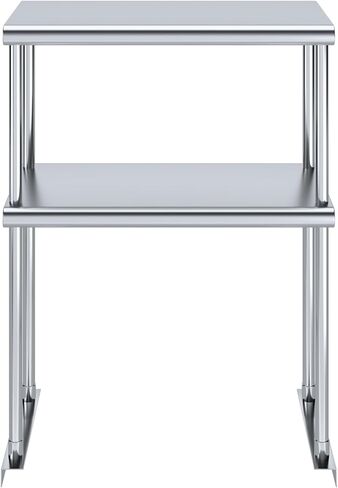 AmGood Double OverShelf Stainless Steel NSF - Many (36" Long x 14" Deep) in Kuwait