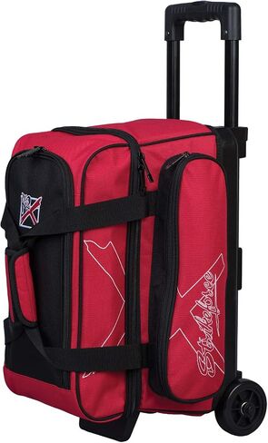 KR Strikeforce Hybrid X Double Roller Bowling Bag - Holds Two Balls, Shoes, Cleaners & Accessories - Multiple Colors in Saudi Arabia