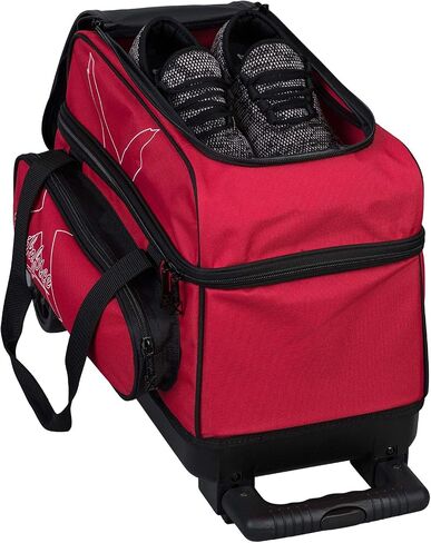 KR Strikeforce Hybrid X Double Roller Bowling Bag - Holds Two Balls, Shoes, Cleaners & Accessories - Multiple Colors in Saudi Arabia