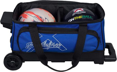 KR Strikeforce Hybrid X Double Roller Bowling Bag - Holds Two Balls, Shoes, Cleaners & Accessories - Multiple Colors in Saudi Arabia
