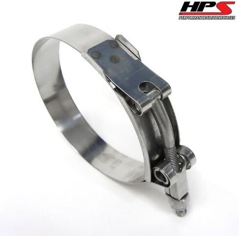 HPS أداء الفولاذ المقاوم للصدأ T-Bolt SHOSE SIZE # 60 ، FIT 2.5 "ID خرطوم SSTC-70-78 البولندية 2.76" -3.07 "(70 مم-78 ملم) in Saudi Arabia