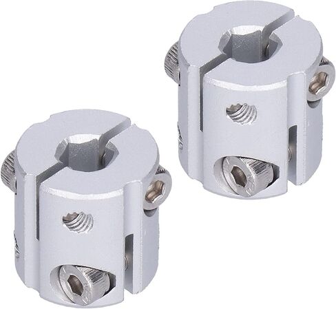 2pcs مقرنة رمح ثقب Hex ، اقتران مرنة من سبائك الألومنيوم لربط الأجزاء ، التثبيت غير التال in Kuwait