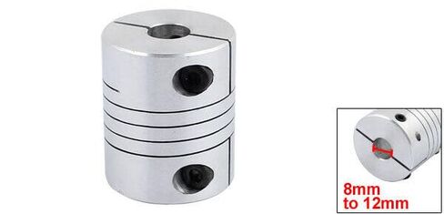 #us 8mm إلى 12 مم اقتران اقتران السهول مقرن الألمنيوم conn in Kuwait