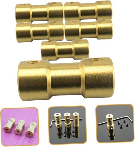 موصل المحرك مرن المقرنة مجموعة 6pcs 2mm إلى 2 مم مقاومة النحاس عالية للآلات in Saudi Arabia