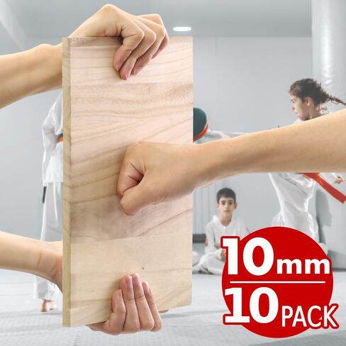 10pcs Board Taekwondo Breaking ، لوحات اللكم القابلة لإعادة التثبيت ملحق تدريب على لوحة الركل الخشبية للأطفال. in Kuwait