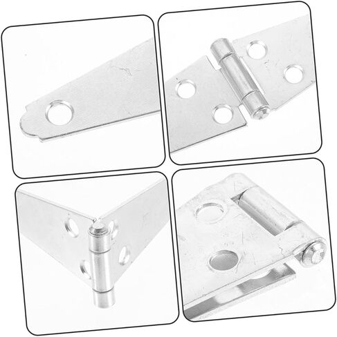 Cabilock 2pcs مفصلات كبيرة الوزن ثقيلة لوحة مزدوجة المفصلات الثقيلة الحديد المجلفن للبوابات الأبواب in Saudi Arabia