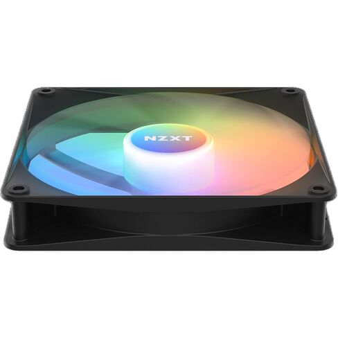 NZXT F140 RGB Core - 140mm Hub-Mounted RGB Fan - 8 Individually-Addressable LEDs - Semi-Translucent Blades - High Static Pressure & Airflow - Quiet Operation - PWM Control - CAM Software - Black in Saudi Arabia