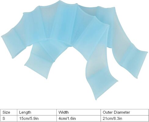 Aquatic Gloves Swimming Webbed Gloves Aquatic Gloves Swimming Fins Swim Gloves Training Glove for Swimming Accessory(S) in Saudi Arabia