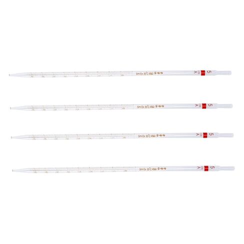 PRETYZOOM 4pcs Graduated Ring Pipette Set Glass Transfer Straw Measuring Dropper for Chemical Experiments Liquid Handling Supplies in Kuwait