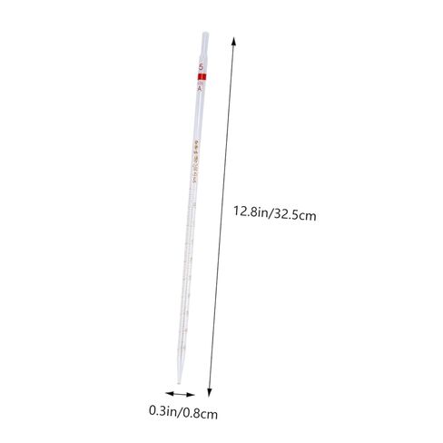 PRETYZOOM 4pcs Graduated Ring Pipette Set Glass Transfer Straw Measuring Dropper for Chemical Experiments Liquid Handling Supplies in Kuwait