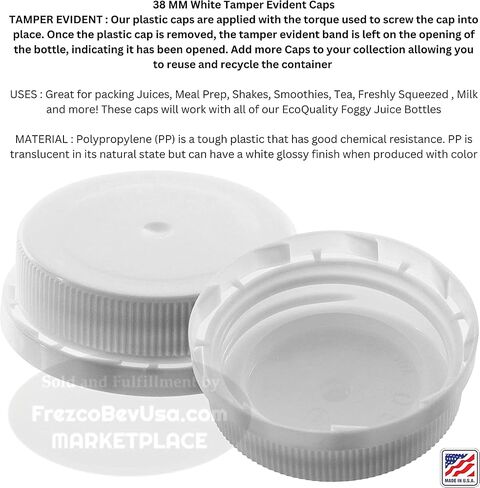 (4 Pack x 1 Gallon) Plastic Jugs with Screw Cap, BPA Free, Durable Chemical Grade HDPE Plastic, Residential and Commercial Uses, Made in USA in Saudi Arabia