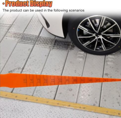 Car Door Panel Gap Alignment Gauge, Plastic Snake Ruler Vehicles Body Measuring Positioning Alignment Tool, Tapered Feeler Tools Accessories for Most Cars (2PCS) in Saudi Arabia