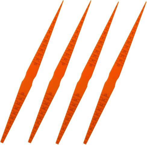 Car Door Panel Gap Alignment Gauge, Plastic Snake Ruler Vehicles Body Measuring Positioning Alignment Tool, Tapered Feeler Tools Accessories for Most Cars (2PCS) in Saudi Arabia