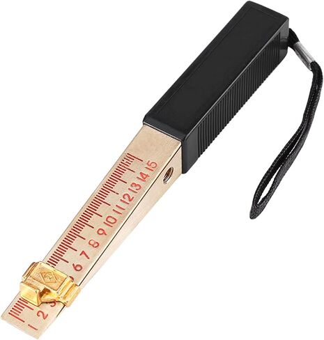 Fire Door Gap Gauge L25 204Y Wedge Shaped Vernier Feeler Gauge House Gauges Engineering Inspection Flatness Measuring Tool (0.5Mm) (Accuracy 0.2mm) in Saudi Arabia