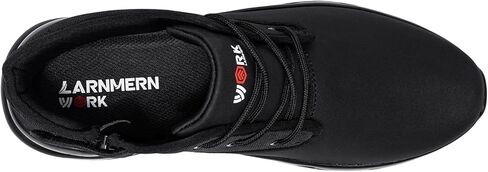 Larnmern Mens Non Slip Slip Service Service Side Side shipper Chukka Boots Cushion Mid Top Top Botas Hombre Trabajo Black in Kuwait