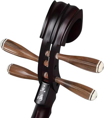 Chinese Lute Instrument, Pipa, Pi Pa, Chinese Instrument, Handcarved Aged Wood, 20-Yr Artisan Crafted, Natural Sound in Kuwait