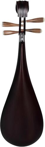 Chinese Lute Instrument, Pipa, Pi Pa, Chinese Instrument, Handcarved Aged Wood, 20-Yr Artisan Crafted, Natural Sound in Kuwait