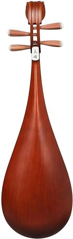 Chinese Lute Instrument, Pipa, Pi Pa, Chinese Instrument, Handcarved Aged Wood, 20-Yr Artisan Crafted, Natural Sound in Saudi Arabia