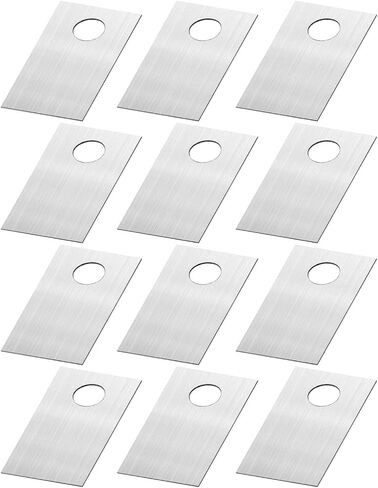 12-Pack 0.2mm Guitar Saddle Shims, Bridge Shims Compatible with Floyd Rose for Saddle Height Adjustment in Kuwait