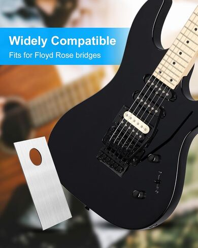 12-Pack 0.2mm Guitar Saddle Shims, Bridge Shims Compatible with Floyd Rose for Saddle Height Adjustment in Kuwait