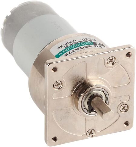 محرك الترس ، DC12V/24V 35W MINI DC GEAR MOTER SPEED اضبط محرك التواء الكبير CW/CCW (24V 30RPM) in Kuwait