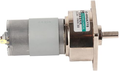 محرك الترس ، DC12V/24V 35W MINI DC GEAR MOTER SPEED اضبط محرك التواء الكبير CW/CCW (24V 30RPM) in Kuwait