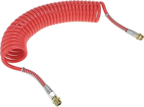 30 Circle Air Brake Brake Brake Booder Coled Line Tail Line Cable for Trucks Trucks Associal مع M22x1.5 npt Fitting Green 24.5ft in Kuwait