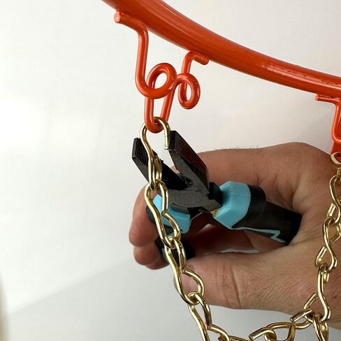 سلسلة كرة السلة المصغرة لشبكة 8-Hook RIM ، وروابط معدنية ، والخدمة الثقيلة in Kuwait