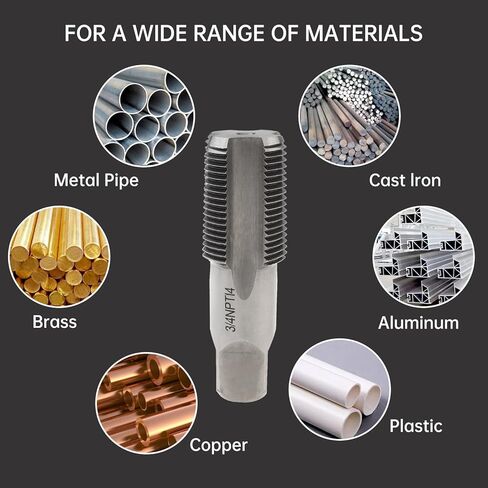 1/2 "-14 NPT نقر أنبوب الصلب الكربوني للتلف/الخيط التالف أو خيوط أنابيب المربى ، صنابير تشكيل مؤشر ترابط NPT ، يمكن للنقر على CNC النقر فوق الصلب in Kuwait