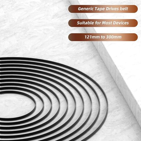 10 Size Turntable Belt, Rubber Belt Replace Turntable Phono/Tape/CD Plattenspieler Drive Belt in Saudi Arabia
