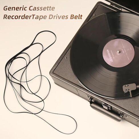10 Size Turntable Belt, Rubber Belt Replace Turntable Phono/Tape/CD Plattenspieler Drive Belt in Saudi Arabia