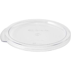 Restaurantware-LID ONLY: Met Lux Food Storage Container Lid, 1 Round Marinating Container Lid - Containers Sold Separately, With Date Indicator, Clear Plastic Lid, Dishwashable, Freezable in Kuwait