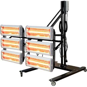 Infrared Paint Drying Lamp 7200W - Shortwave Paint Curing Lamp for Efficient Car Body Repair and Quick Paint Drying in Saudi Arabia