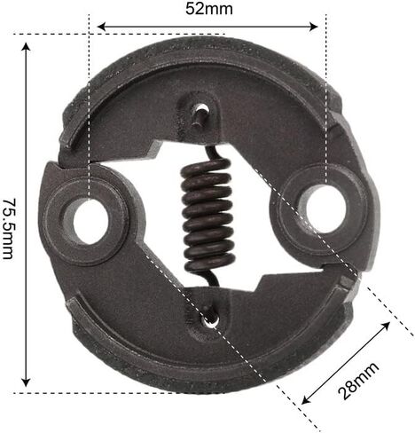  Metal Clutch Fit for Gasoline BrushCutter Engine 43CC 49CC 52CC in Kuwait